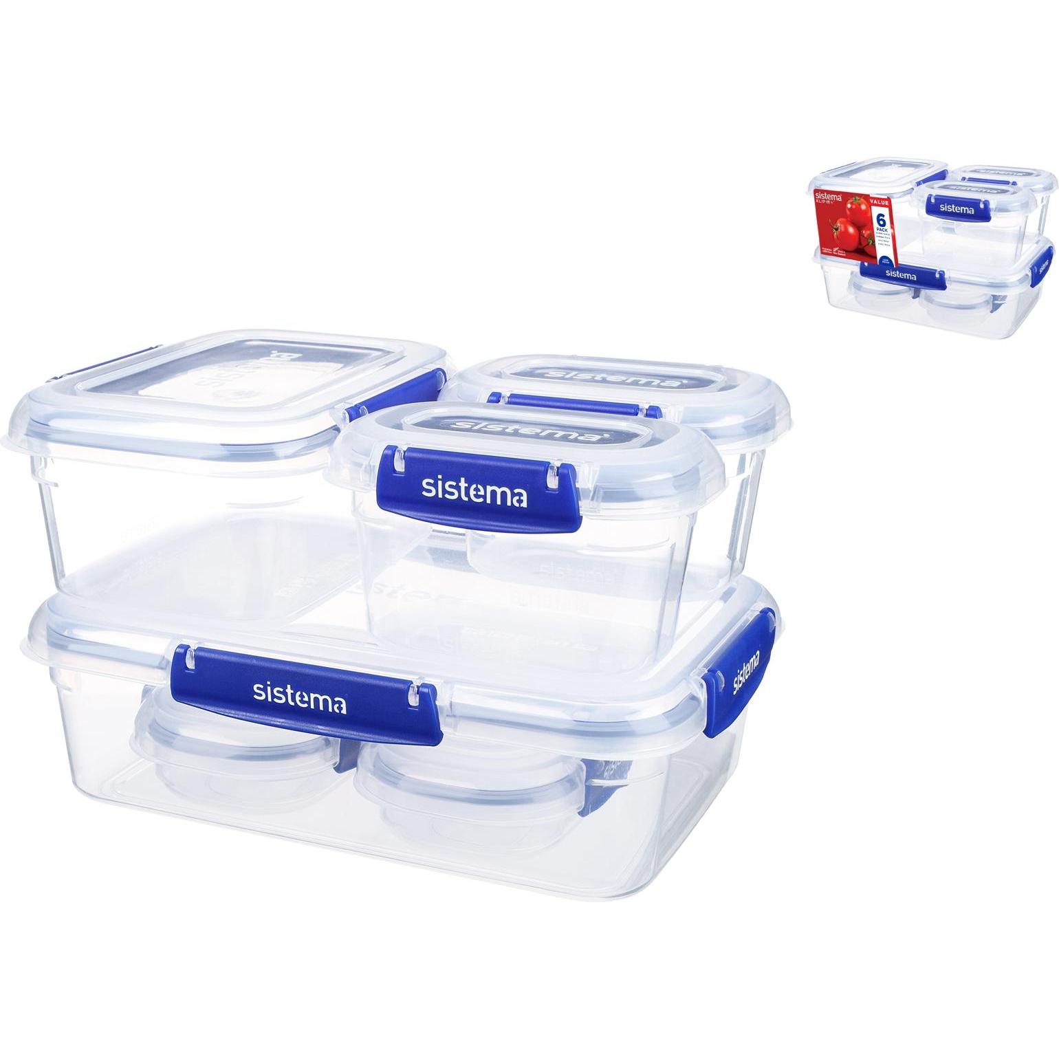 Sistema Klip It Plus, Vorratsbehälter, Blau, Transparent
