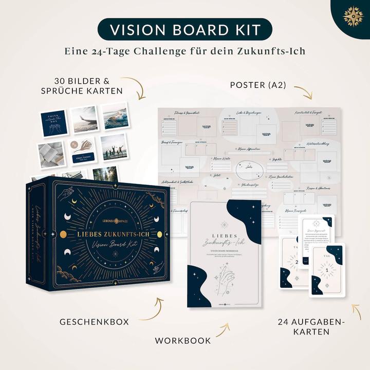 Produktbild Lebenskompass Vision Board Set