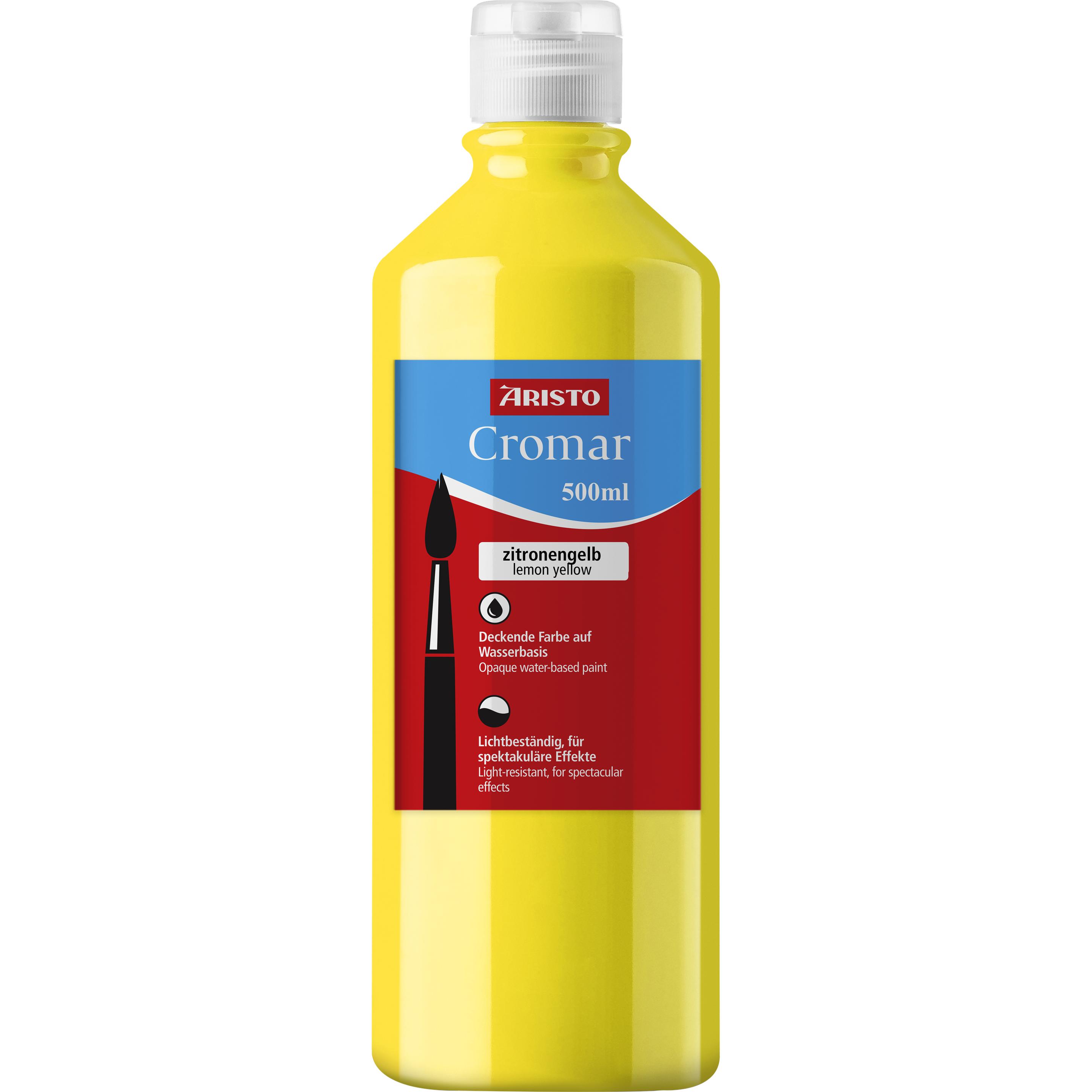 Aristo, Colore + Vernice per fai da te, Cromar 500 ml, zitronengelb (500 ml)