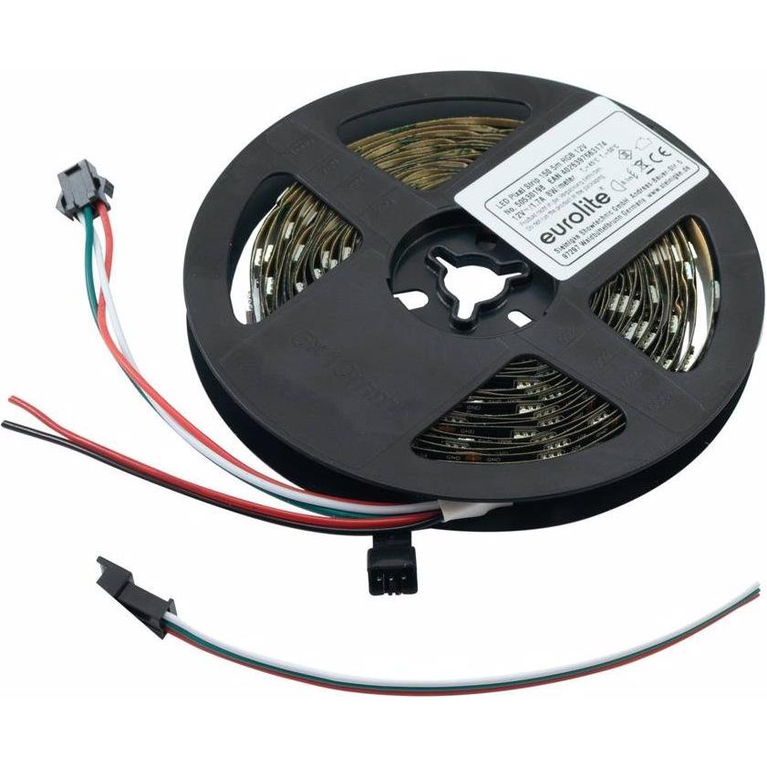 Thumbnail - Eurolite, LED Streifen, LED Pixel Strip 150 5m RGB 12V (RGB, 500 cm, Indoor)