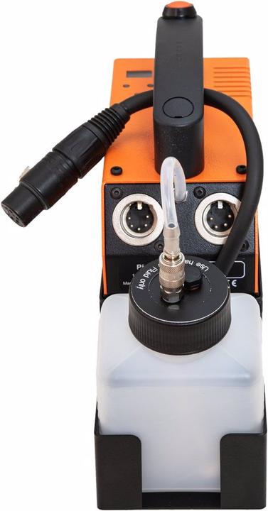 Actual product image Hazebase piccola battery fog machine 12V/200W DMX