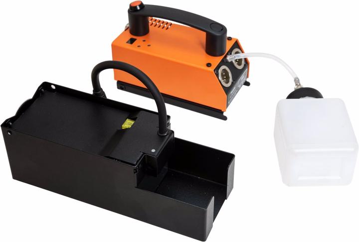 Actual product image Hazebase piccola battery fog machine 12V/200W DMX