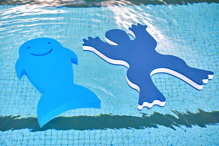 Produktbild Sport-Thieme Schwimmflösse-Set Frosch und Hai