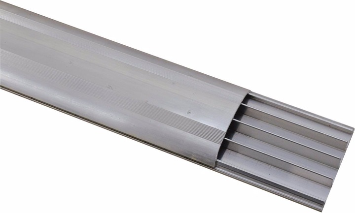 Produktbild Eurolite Bodenkabelkanal 75mm breit silber 2m (Kabelbrücke, 200 cm)
