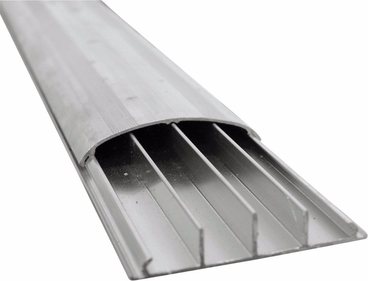 Produktbild Eurolite Bodenkabelkanal 75mm breit silber 2m (Kabelbrücke, 200 cm)