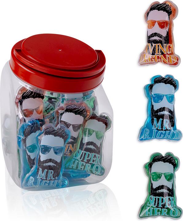 Actual product image Accentra Mini shower gel HIPSTER STYLE, 45ml, 3 designs assorted, fragrance: Oak & Citrus, colour: