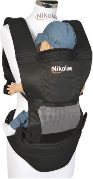 Actual product image Nikolino Baby Carrier Basic Black