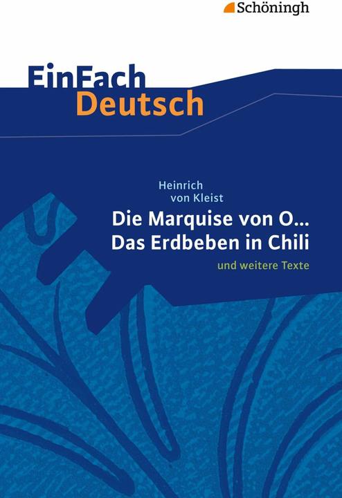 Produktbild Die Marquise von O. (Deutsch, Christine Mersiowsky, Olaf Hildebrand, 2018)