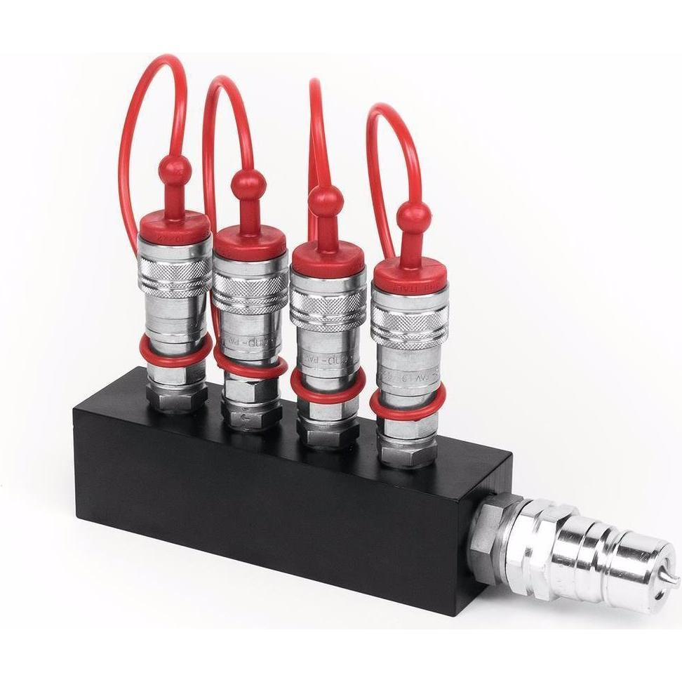 TCM Blocco distributore CO2 (4x3/8 out to 1x3/4 in), Macchina del fumo