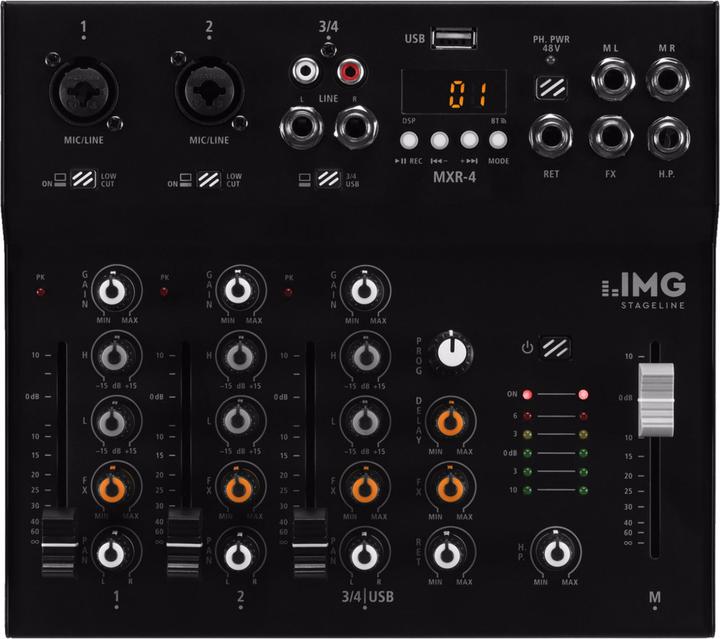 Actual product image Img Stage Line 4 channel audio mixer