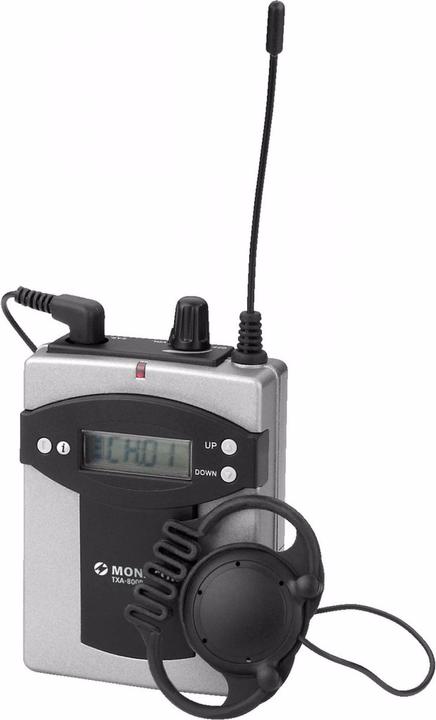 Actual product image Monacor Receiver with earphone 863.1-864.9 MHz