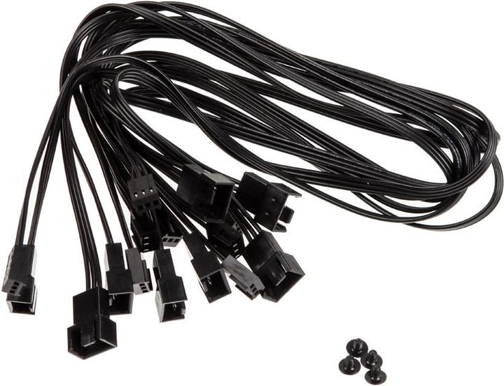 Actual product image Lamptron FC8 Fan Controller 8 Channel 5.25 Inch - Black (8 Fan)