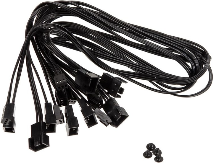 Actual product image Lamptron FC8 Fan Controller 8 Channel 5.25 Inch - Black (8 Fan)