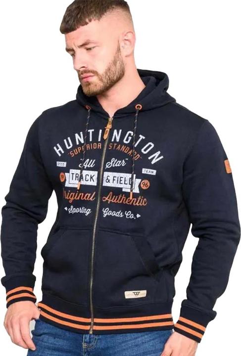 Immagine prodotto DUKE Flanders D555 Felpa con Cappuccio e Zip Intera Stampato Uomo (M)