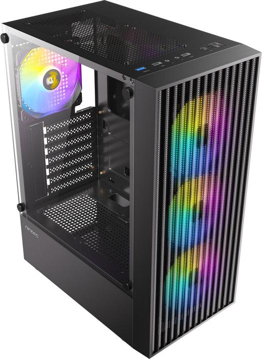 Productafbeelding Antec Boitier Moyen Tour Atx Ax27 Elite RGB Avec Panneau Vitré (Noir) (ITX, mATX, ATX)