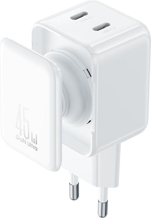 Image du produit Joyroom Cordon de charge Micro-USB, 3m, rond, couleur noir (45 W, 2 ports)