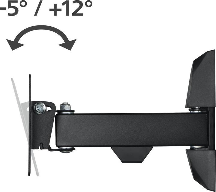Produktbild Hama TV-Wandhalterung, schwenkbar, neigbar, 66 cm (26") bis 15 kg (Wand, 26", 15 kg)
