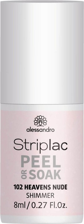 Actual product image Alessandro Striplac Peel or Soak (Heavens Nude, Colour paint)