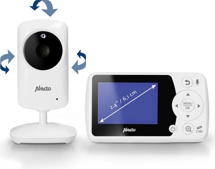 Actual product image Alecto Baby monitor with camera (Video & Audio, 300 m)