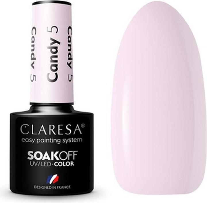 Actual product image Claresa Soak Off Uv/Led Candy Gel Polish 5 5G (UV gel varnish)