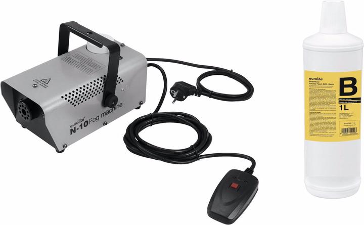 Produktbild Eurolite Set N-10 silber + B2D Basic Nebelfluid 1l