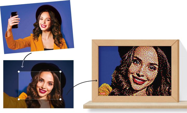 Produktbild Quercetti Pixel Art Mach ein Selfie