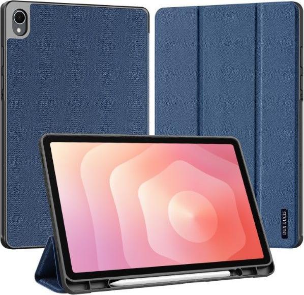 Immagine prodotto Dux Ducis Samsung Galaxy Tab S11 cover Domo Series tri-fold stand PU leather tablet cover - blue (Samsung Galaxy Tab S11)