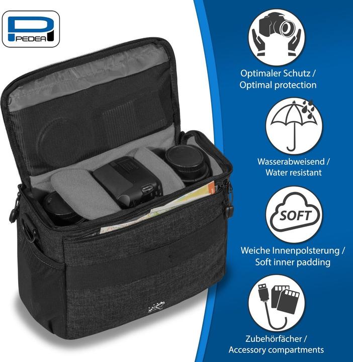 Produktbild Pedea Kameratasche "Fashion" (Kamera Schultertasche)