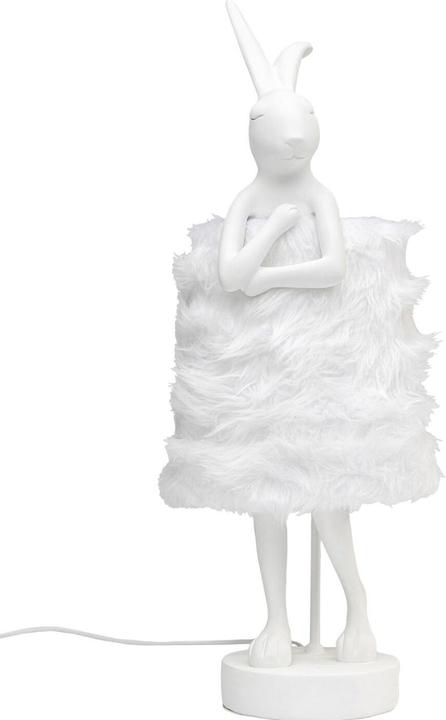 Produktbild Kare Design Tischleuchte Animal Rabbit Fur Weiss/Silber 68cm (E14)