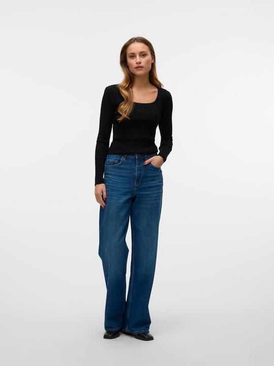 Produktbild Vero Moda VMREBECCA Super High Rise Weiter Beinschnitt Jeans Straight-Fit (W26/L32)