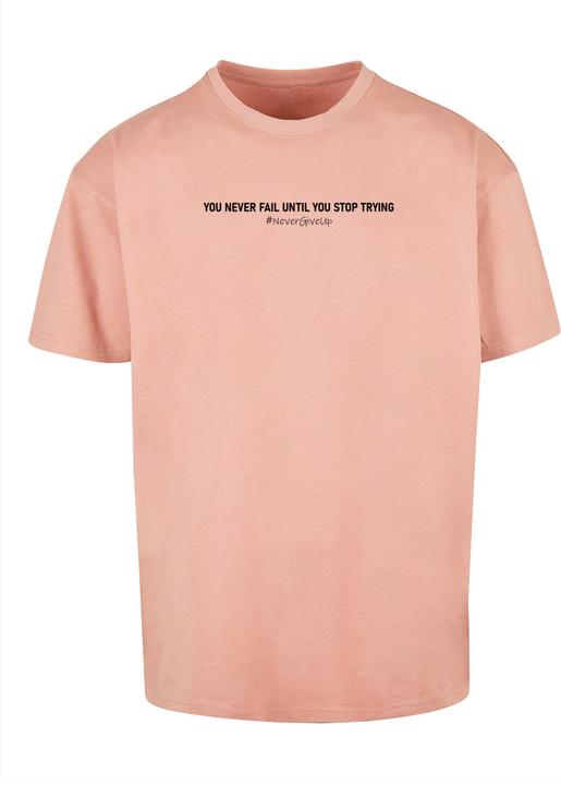 Produktbild Merchcode Never Give Up Heavy Oversized Tee - 117409 (S)