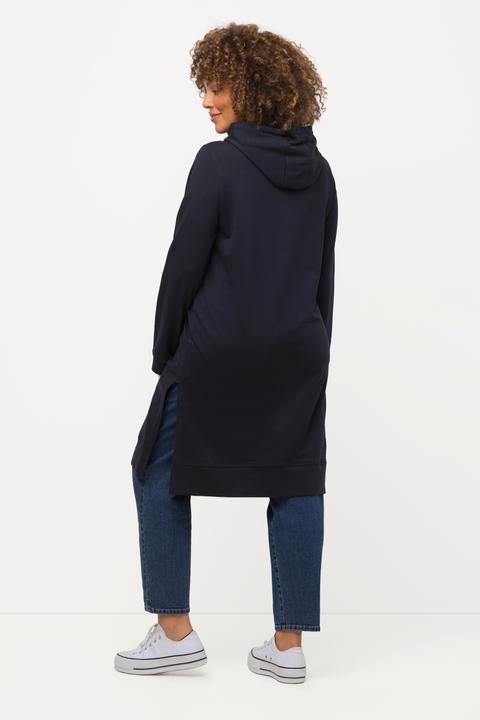 Actual product image Ulla Popken Extra Long Abstract Graphic Hoodie (46, 48)