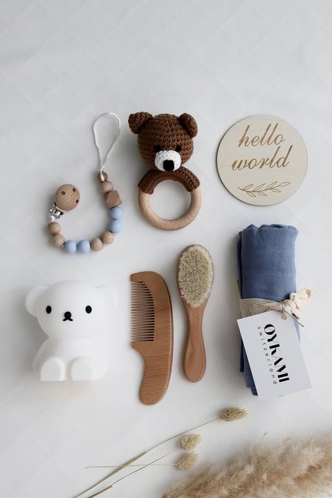 Immagine prodotto Oykami Scatola regalo per bambino "Madrit" con Boris e orso scuro