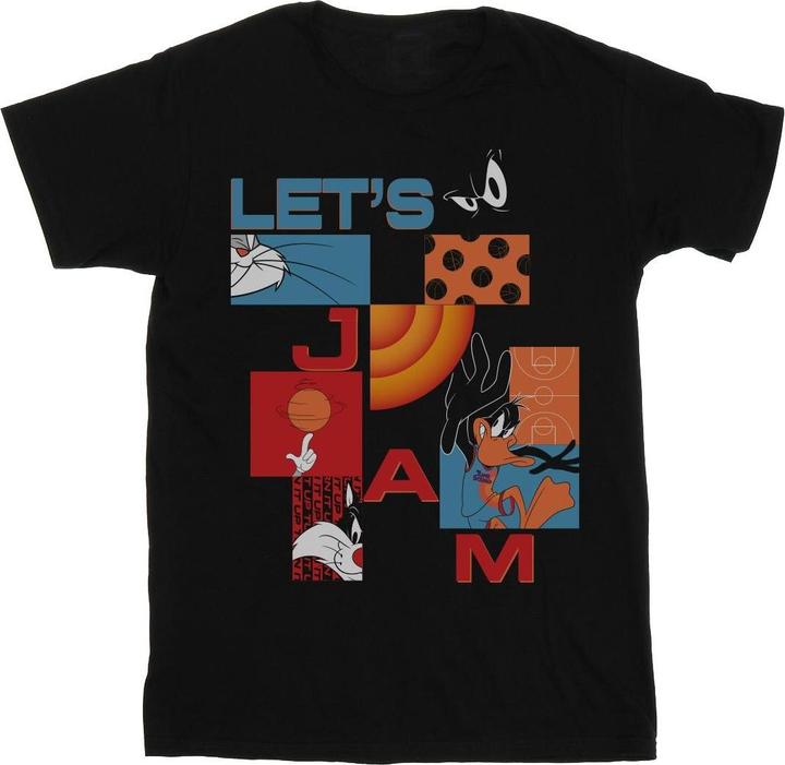 Actual product image Space Jam Mens Jam Boxes Alt T-Shirt (4XL)