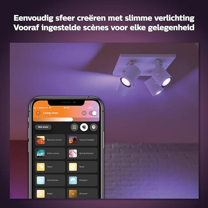 Productafbeelding Philips Hue Wit & Kleur Ambiance Argenta (1400 lm, GU10)