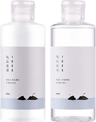 Immagine prodotto Round Lab Tonico Dokdo 200ml e Lozione Dokdo 200ml (Set per la cura del viso)