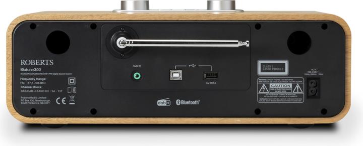 Image du produit Roberts BluTune 300 (DAB+ DAB, AM, FM, Bluetooth)