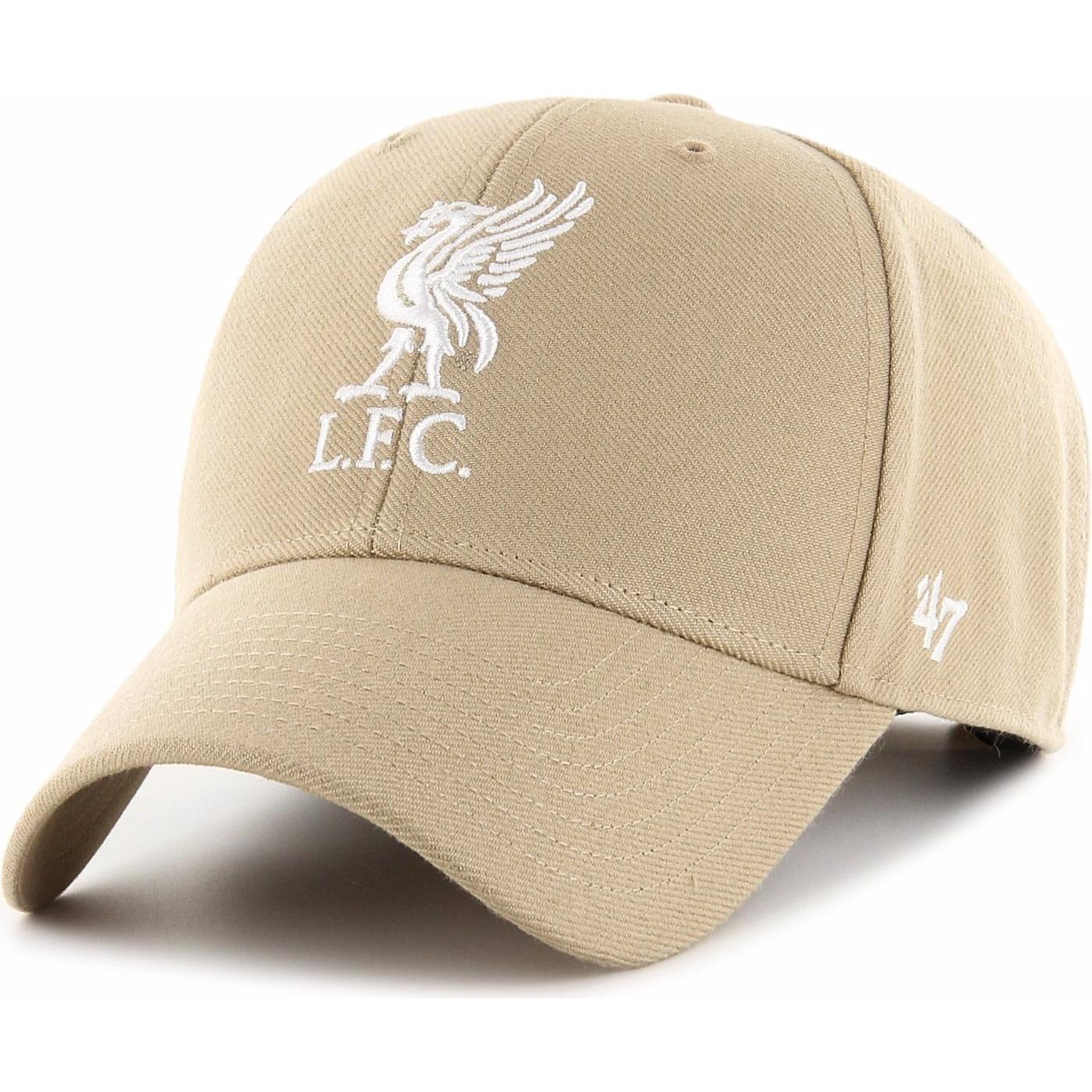 47 Brand, Herren, Cap, Relaxed Fit FC Liverpool, Beige, (One Size)