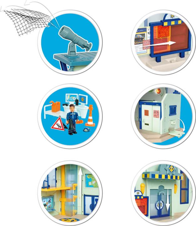 Produktbild Simba Sam Polizei Station mit Figur