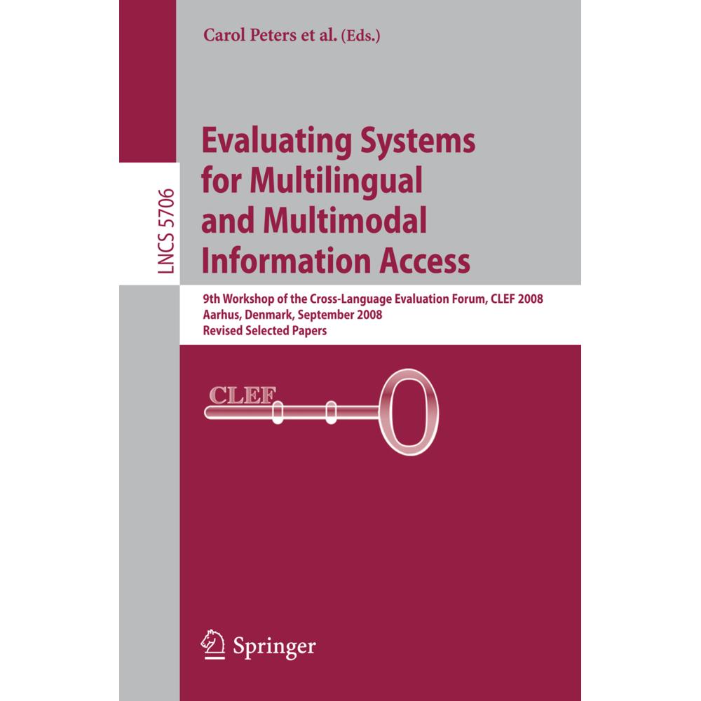Thumbnail - Evaluating Systems for Multilingual and Multimodal Information Access, Fachbücher von Nicola Ferro, Vivien Petras, Julio...