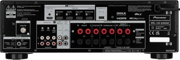 Immagine prodotto Pioneer VSX-835D (7.2 canali, DAB+, FM)