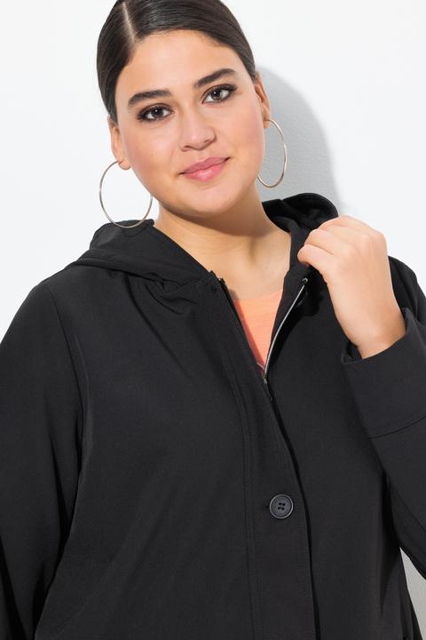 Image du produit Ulla Popken Veste Softshell HYPRAR à capuche, déperlante (46, 48)