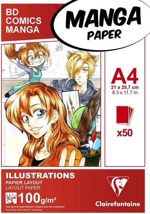 Clairefontaine Manga Block Illustration (A4)