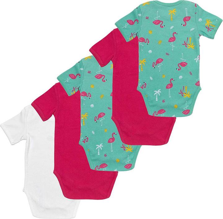 Produktbild Schlummersack Bio Baby-Bodys kurzarm 5er-Pack (80)