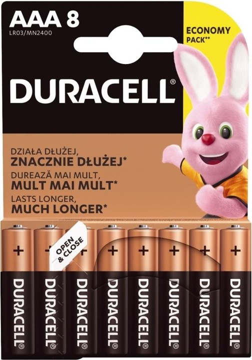 Produktbild Duracell Economy Pack (8 Stk., AAA)