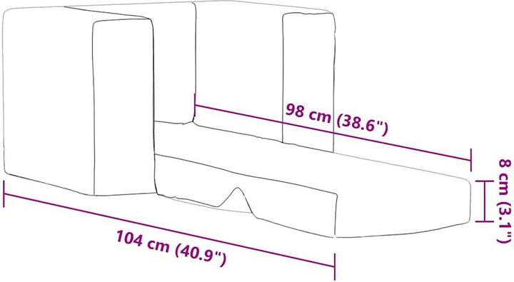Immagine prodotto vidaXL Kinder Schlafsofa
