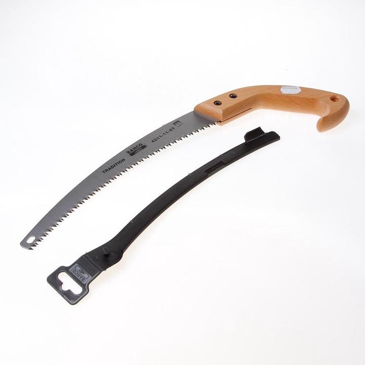 Produktbild Bahco Astsäge mit gehärteten Zahnspitzen und Holzgriff, 6 ZpZ, 11"