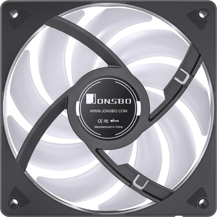 Produktbild Jonsbo SL-120, ARGB 5V 3PIN, Reversed - schwarz (120 mm, 1 x)