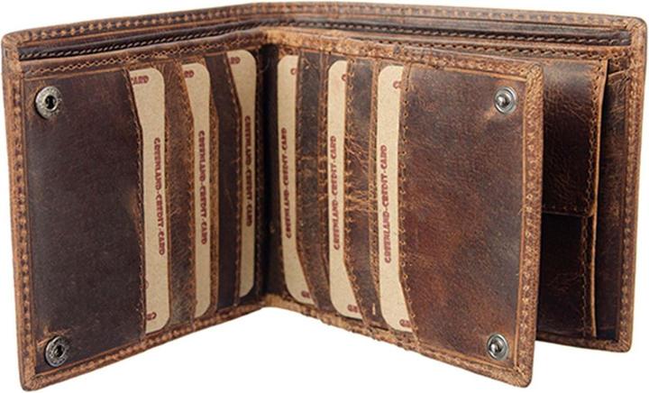 Immagine prodotto Greenland Nature Portafoglio Montana RFID in pelle 12,5 cm