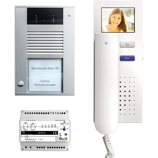 TCS, Campanello + Citofono, Pacchetto video AP 1 PVE1510-0010Unità residenziali con stazione frontale AVD 1